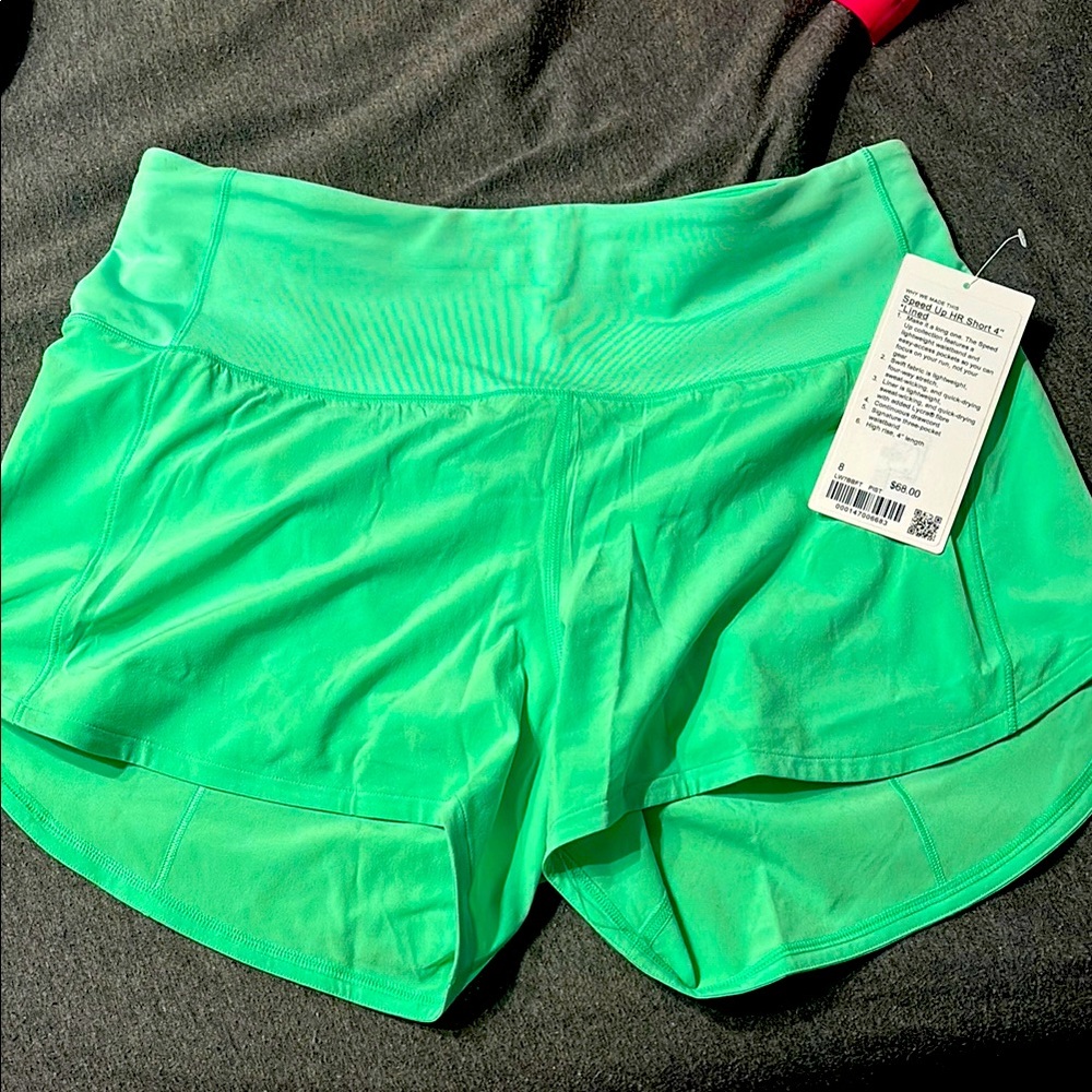 Lululemon speed up 4in short size 8 BNWT